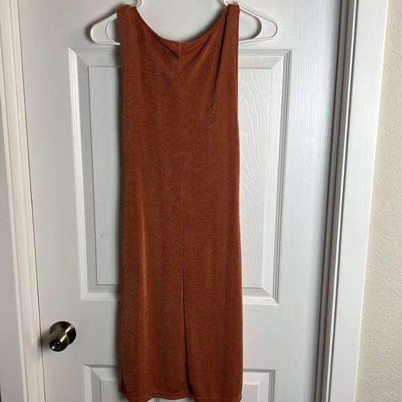 Mink Pink Forbidden Love Twist Slinky Mini Dress - Picture 3 of 5